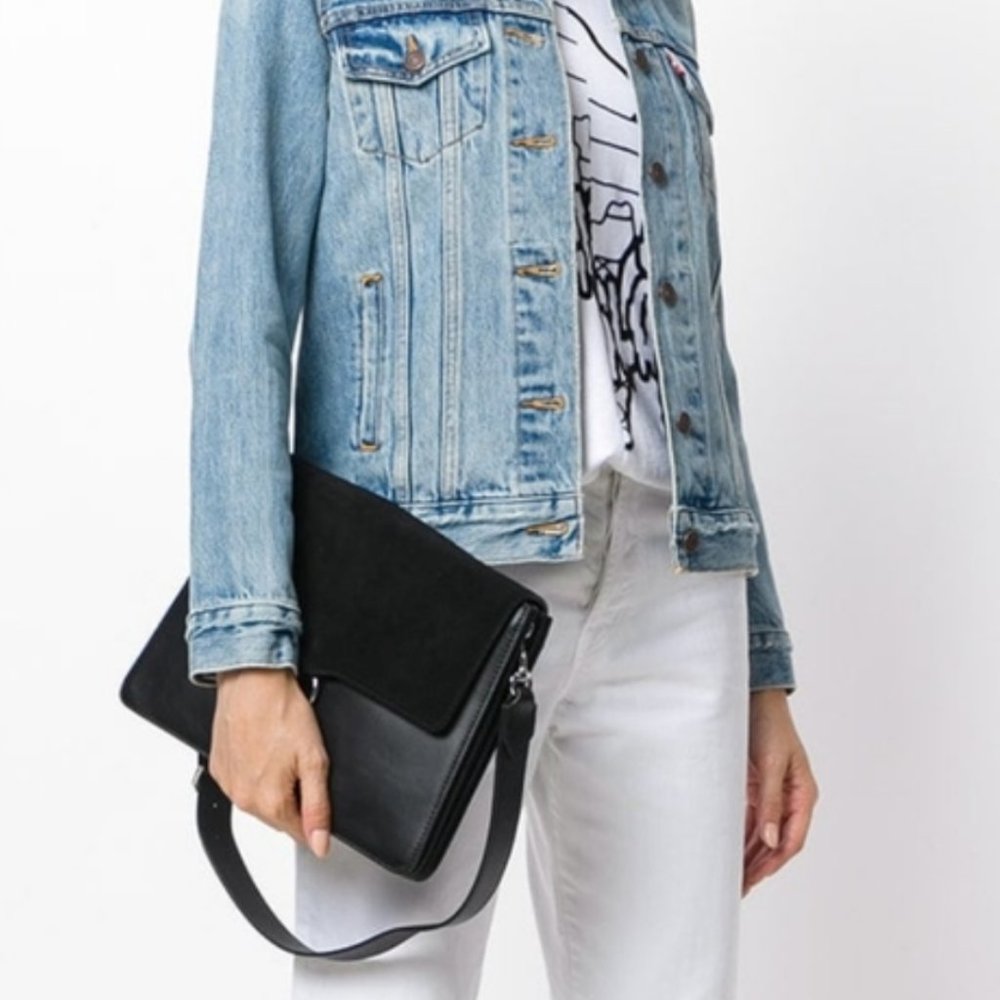 Rebecca Minkoff MAB Black Leather Shoulder Bag